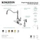 preview thumbnail 6 of 20, American Classic Single-Handle Kitchen Faucet with Brass Sprayer