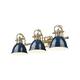 Option Aged Brass / Matte Navy