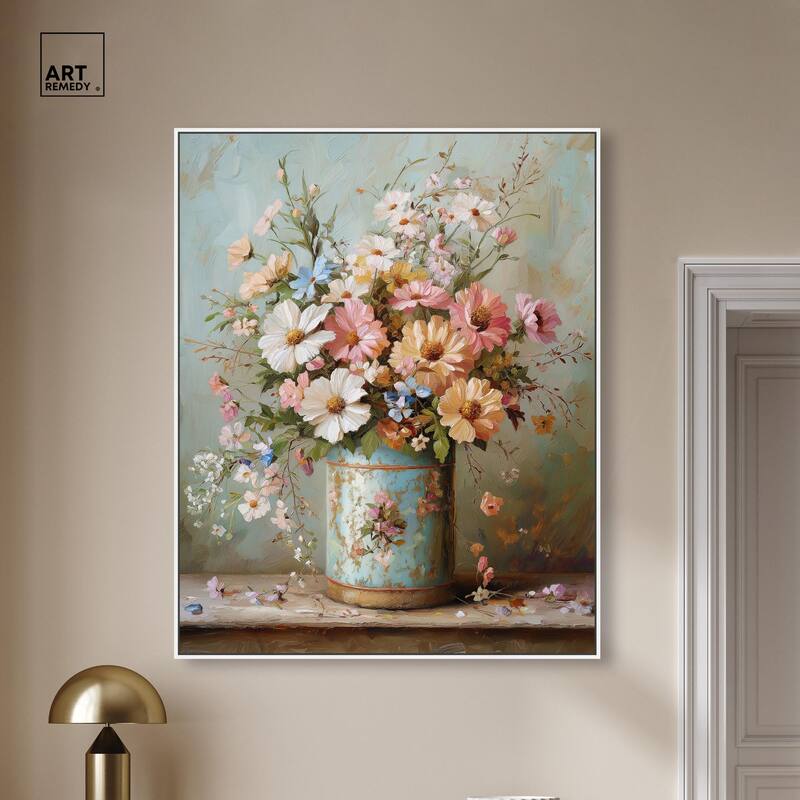 Verse in Violets Canvas by Art Remedy