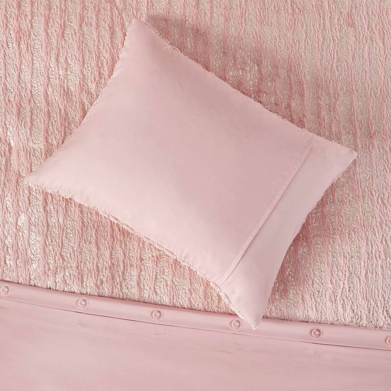 Intelligent Design Alaia Metallic Print Synthetic Fur Duvet Cover Set
