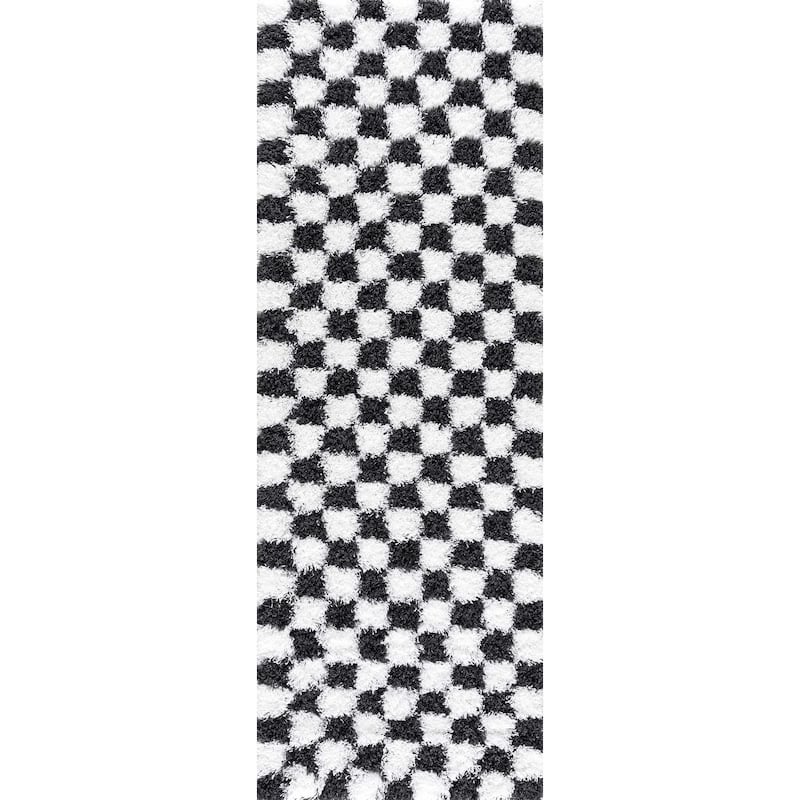 Hauteloom Atira Living Room, Bedroom Area Rug - Contemporary - Plush Pile - Light Gray,Cream - 7'10" x 10'3"