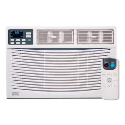 BLACK+DECKER Window Air Conditioner 14000 BTU, AC Window Unit Cools Up to 700 Square Feet, White - N/A