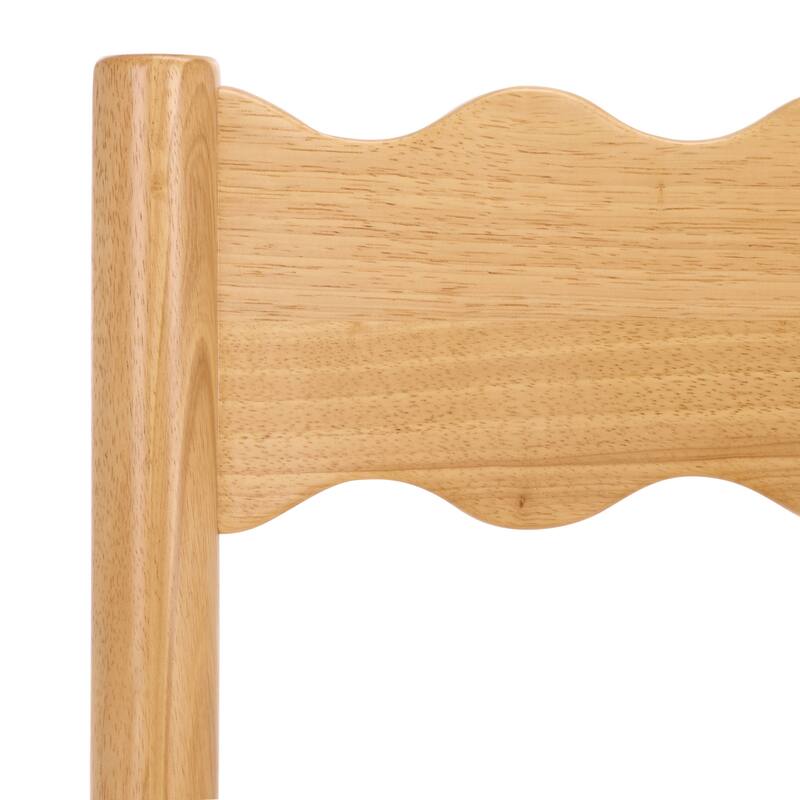 SAFAVIEH Home Nolly Scallop Dining Chair (Set of 2) - 20"W x 19"D x 34"H