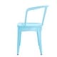 preview thumbnail 6 of 8, Roomfitters 3-Piece Outdoor Bistro Set Metal Patio Dining Furniture with Round Table and 2 Chairs, Light Blue