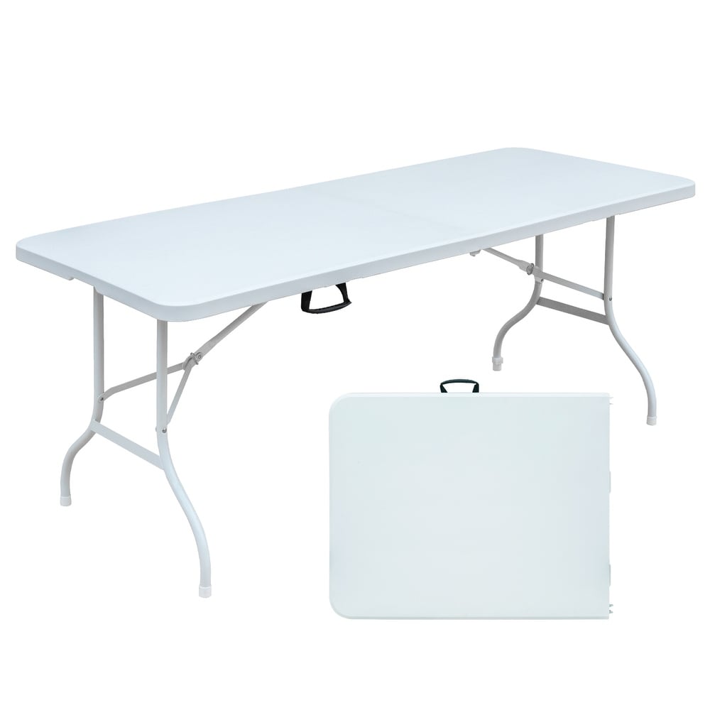 Costway 6ft Picnic Table Bench Set Outdoor Hdpe Heavy-duty Table