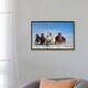 preview thumbnail 7 of 10, iCanvas "Mongolia Horses" by Libby Zhang Framed Canvas Print