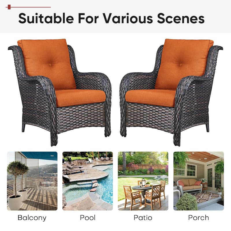 Gymojoy Pillow and Cushion Set Deep Seat Indoor/Outdoor - 25" x 22" x 4"