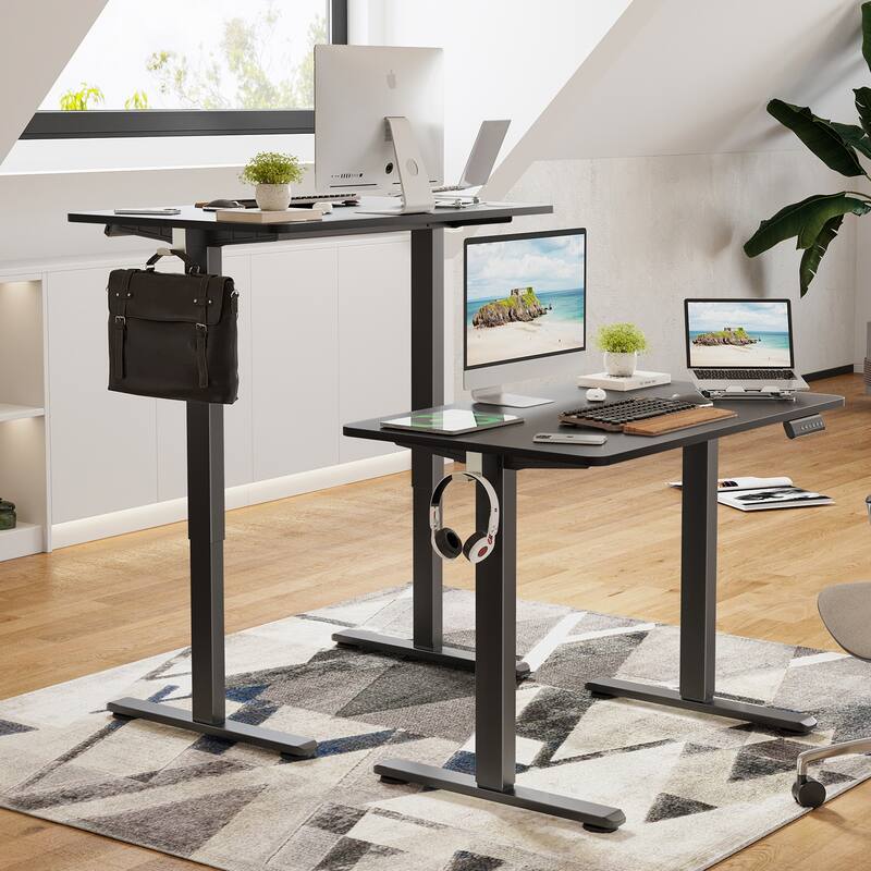 Electric Standing Desk Adjustable Height Sit Stand Home Office Desk