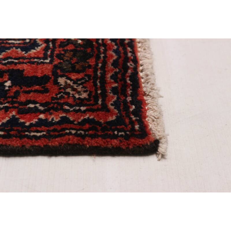ECARPETGALLERY Hand-knotted Anadol Navy Wool Rug - 3'7 x 10'4