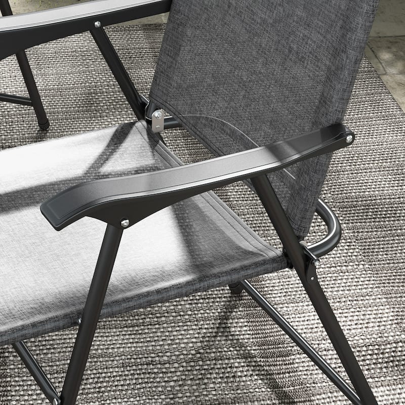 Folding Patio Chairs, Set of 4