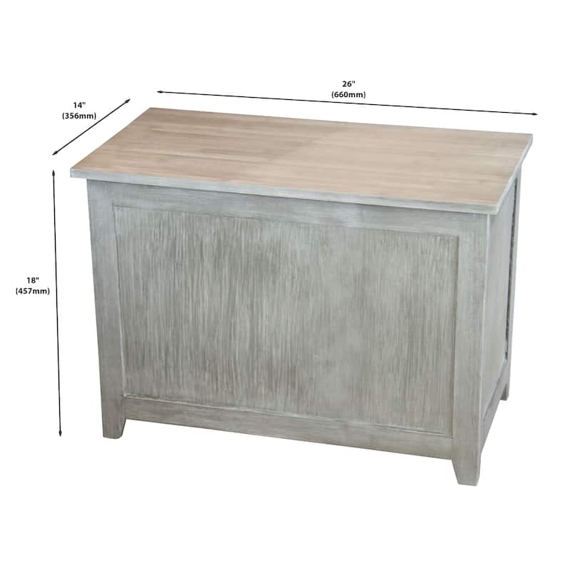 Carbon Loft Molyneux Solid Bamboo Storage Bench