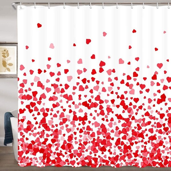Valentine 2025 shower curtain