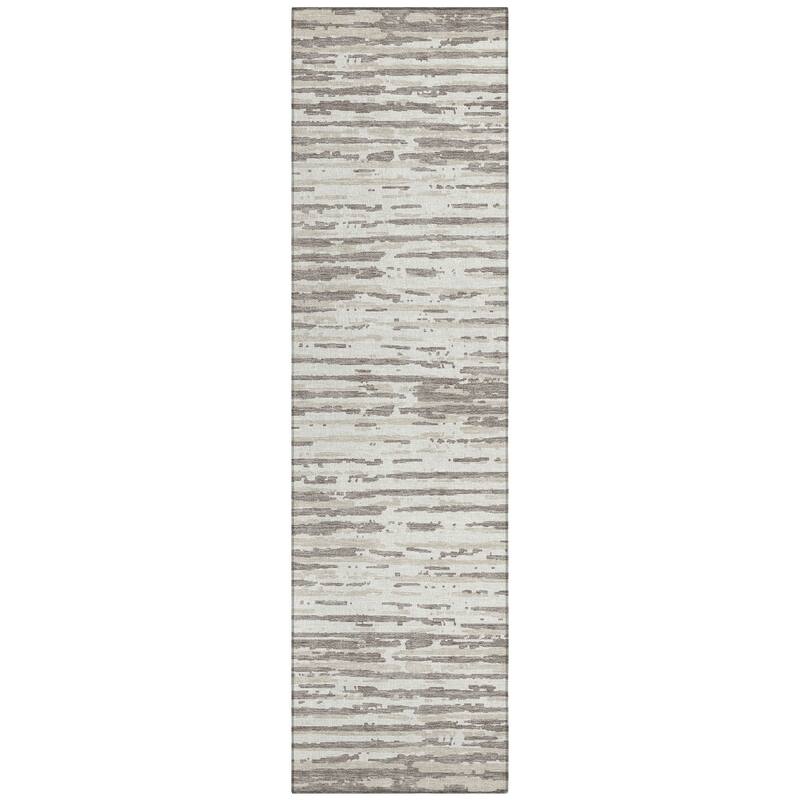 Machine Washable Indoor/ Outdoor Ombre Chantille Abstract Rug