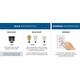 preview thumbnail 3 of 10, Northlake Collection Two-Light Vintage Brass Clear Glass Transitional Bath Light - 15.5 in x 7.5 in x 8 in