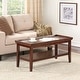 preview thumbnail 4 of 24, Convenience Concepts Ledgewood Coffee Table with Shelf