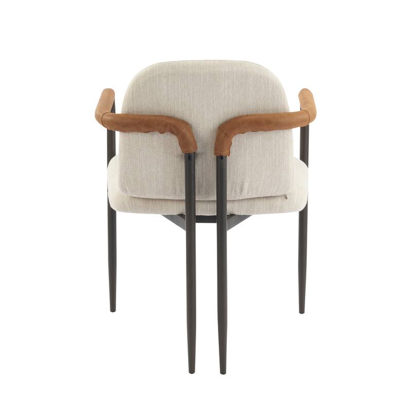 Upholstered Arm Chair Dining Chairs (Set of 2)
