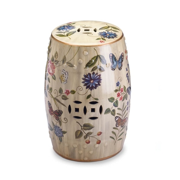 Top Sale Butterfly Garden Ceramic Stool