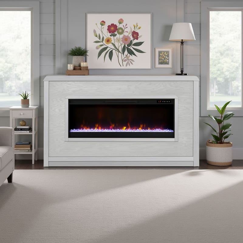 Bridgevine Home Haven 62 inch Fireplace Mantel, Minimal Assembly