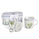 preview thumbnail 5 of 4, STP Goods Lily of the Valley Bone China Tea Set for 2. in Gift Box