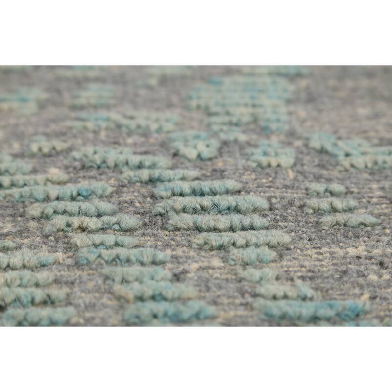 Moroccan Abstract Area Rug Handmade Wool Carpet - 6'0"x 9'1"