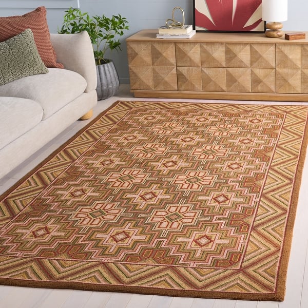 slide 2 of 30, SAFAVIEH Handmade Chelsea Eleni French Country Wool Rug