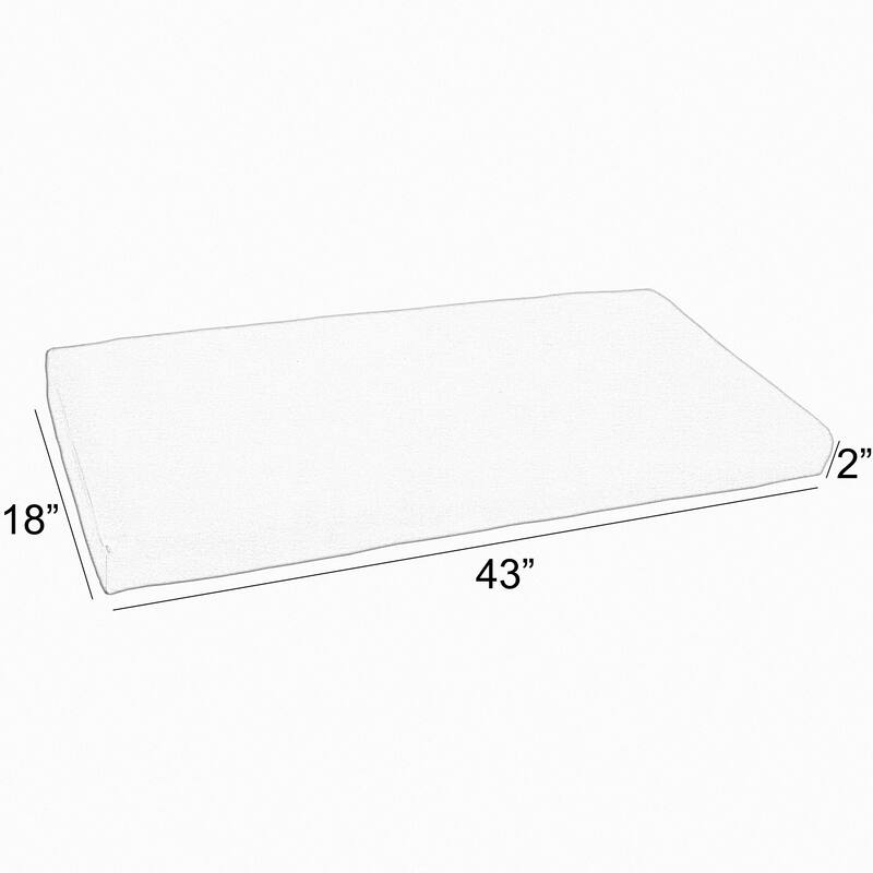 Blue Indoor/ Outdoor Bristol Bench Cushion