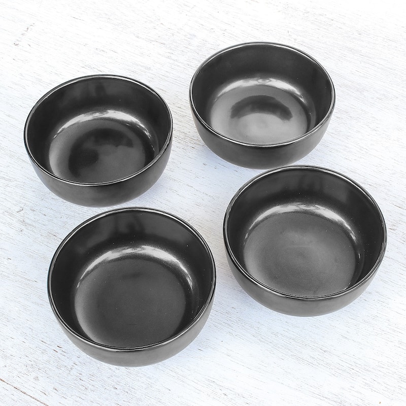Novica Handmade Subtle Flavor Ceramic Bowls (Set Of 4)