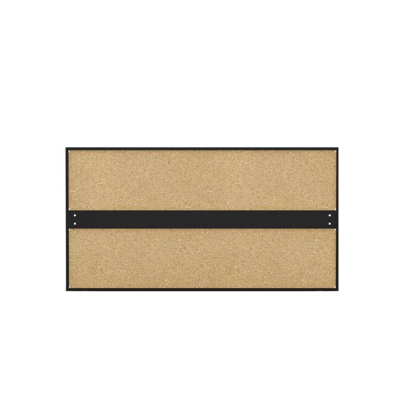 Black 6-Drawer Dresser for Bedroom, Modern Wide Chest of Drawers with Anti-Tip Safety, Large Storage Organizer Cabinet