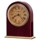 preview thumbnail 2 of 0, Howard Miller Parnell Vintage Mid-Century Modern Mantel Clock Brown/Red
