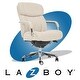 preview thumbnail 15 of 56, La-Z-Boy Sutherland Office Chair with Padded Arms Ivory