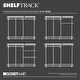preview thumbnail 10 of 20, ClosetMaid ShelfTrack 60-96 Inch Wide Adjustable Closet Organizer