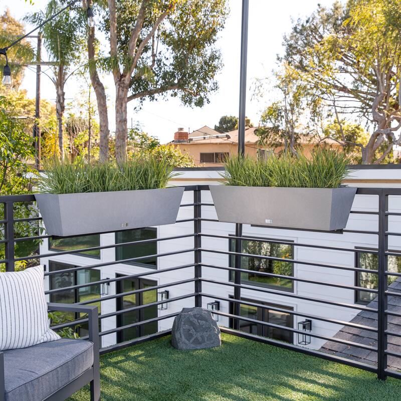 Pure Series Railing Window Box Planter