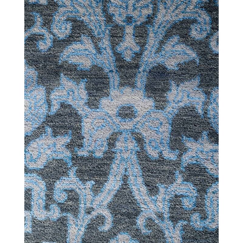 Ikat One-of-a-Kind Hand-Knotted Area Rug - Brown, 8' 1" x 10' 5" - 8' 1" x 10' 5"