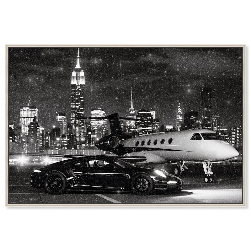 Luxury in New York Canvas by Art Remedy - Silver - 36" x 24"