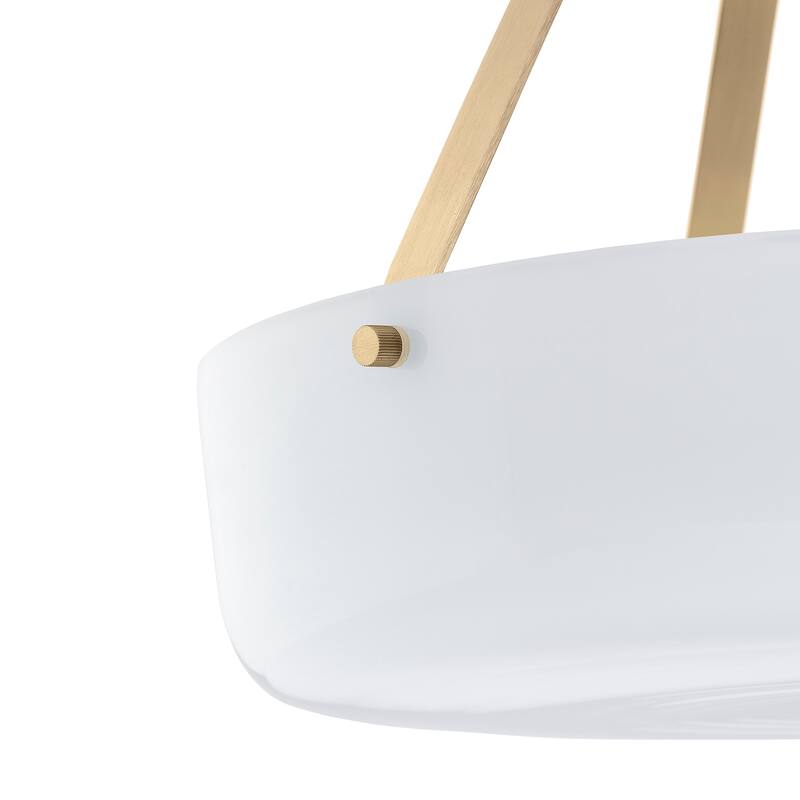 Progress Lighting P500507 Lieon 3 Light 16" Wide Pendant / Converts to