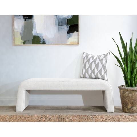 Lucinda Bench Oatmeal by Kosas Home