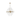 Samuel 23 inch crystal rod pendant in black