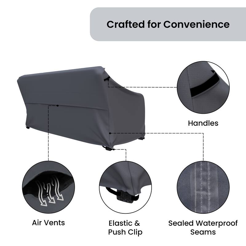 Forever Patio Outdoor Wicker Sofa Waterproof Cover - 35 x 76 x 36