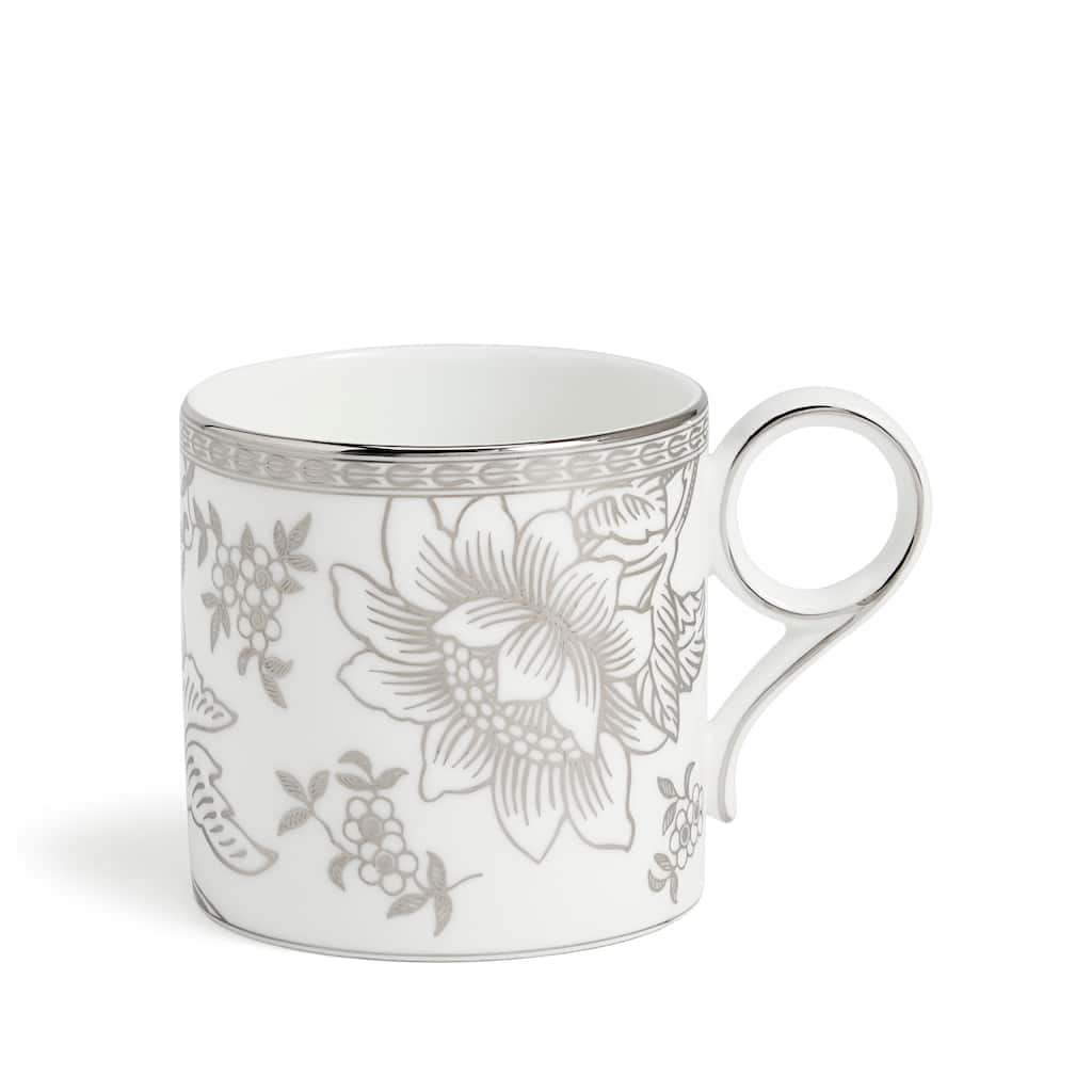 Wedgwood Silver Tonquin Mug 9.1floz White & Silver