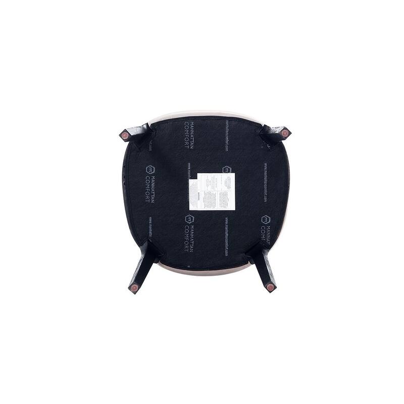 Manhattan Comfort Kara Modern Velvet Upholstered Dining Arm Chair