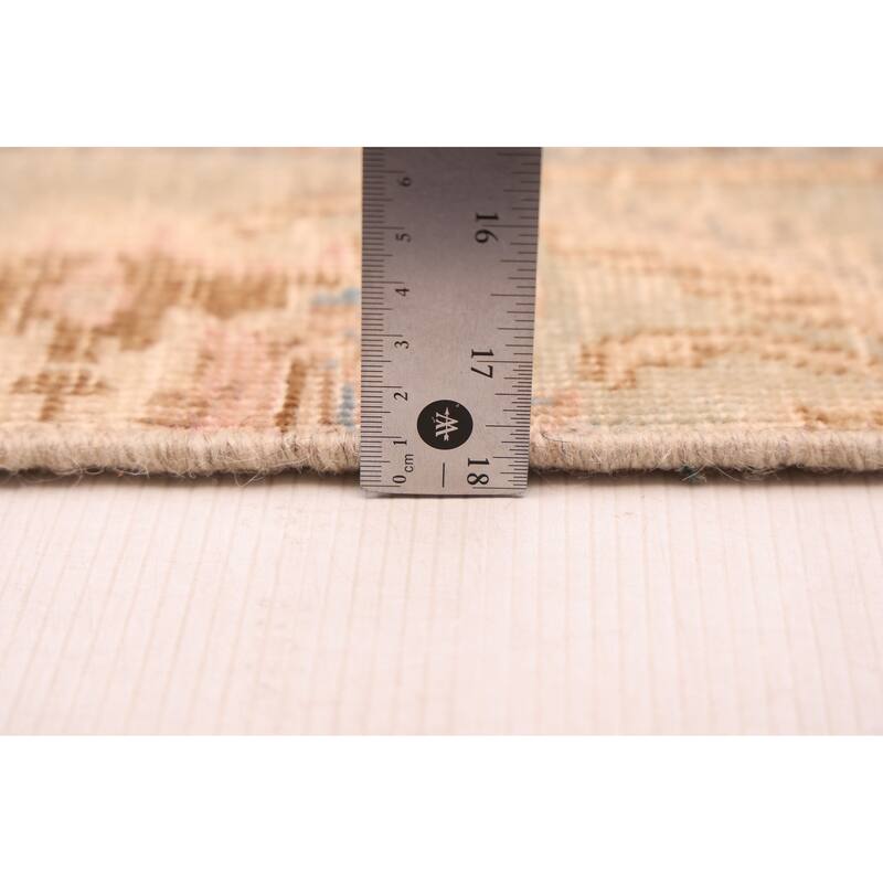 ECARPETGALLERY Hand-knotted Antalya Vintage Blush Wool Rug - 8'6 x 10'10