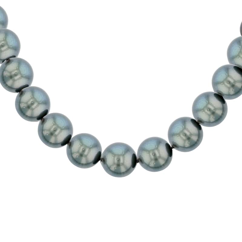 Auriya 14K White Gold Tahitian Pearl Necklace - Grey