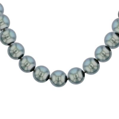 Auriya 14K White Gold Tahitian Pearl Necklace - Grey