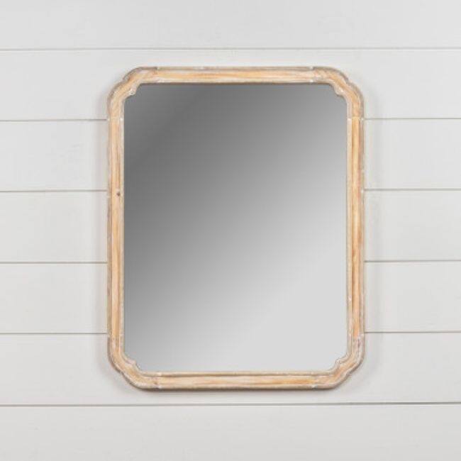 30" Wood Framed Stella Mirror - 24"L x 0.5"W x 30"H
