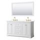 Option White, Gold Trim, White Quartz Top