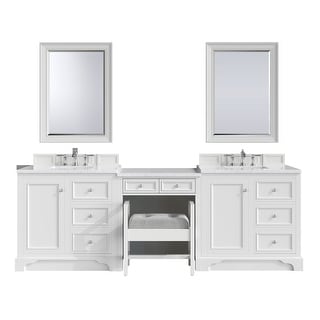 James Martin Vanities 825-V36GP-AB-EJP De Soto 102" Double Basin Birch