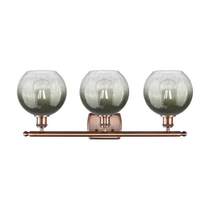 Innovations Lighting Endless Possibilities Ballston - Brookhaven Globe - 3 Light 28" Bath Vanity Light