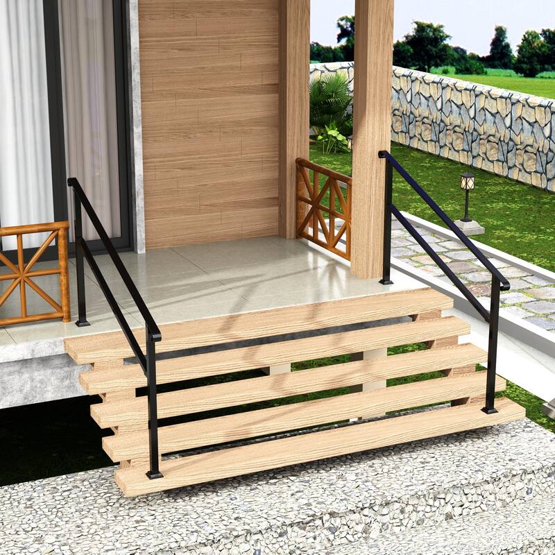 Iron Stair Rail Steps Suitable for Garden Porch and Home Applications