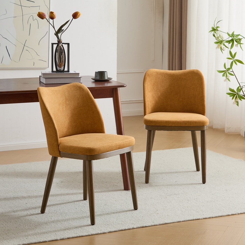 Christopher Knight Home - Odessa Wood Upholstered Mid-Century Dining Chair