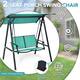 Gymax 2-Person Outdoor Patio Porch Swing Chair w/ Adjustable Canopy